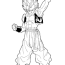 gogeta dragon ball z kids coloring pages