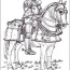 castles and knights coloring pages