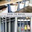 how to build diy mudroom lockers with