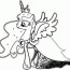 gorgeous princess luna coloring page