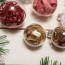 clear glass christmas ornament