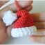 crochet creative mini christmas hats
