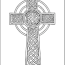 celtic cross coloring page