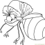 ray the firefly coloring page for kids