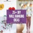 inexpensive wall hanging decor ideas