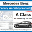 mercedes a class workshop repair manual