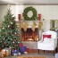 living rooms decorated for christmas