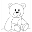 teddy bear coloring pages free toys