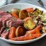 roasted corned beef and cabbage with