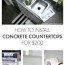 installing ardex concrete countertops