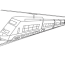 free passenger train coloring page