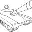 army tank coloring page free