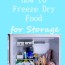prepper tip how to freeze dry food for