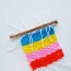 diy woven wall hanging project for kids