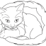 coloring pages kitten coloring home