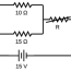 a variable resistor r is wired into a