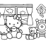 hello kitty kids coloring pages