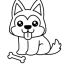 a siberian husky coloring pages husky