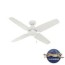 fresh white indoor outdoor ceiling fan