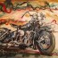 badass motorcycle art by leebullockart