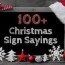 100 christmas sayings for signs