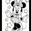 minnie free printable coloring pages