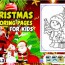 christmas coloring pages for kids vol 2