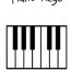 piano keys coloring page my first abc