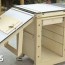 diy workbench side folding table