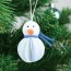 simple snowman ornament kid made