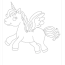 flying unicorn coloring page free