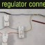 switch connection with fan regulator