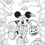coloring page 8 mickey halloween