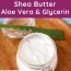 diy body lotion with shea butter aloe