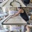 diy window frame mirror for the