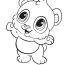 cute panda coloring page for toddler