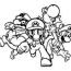 team mario party coloring pages super