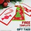 diy christmas gift tags free sewing
