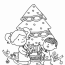 free christmas tree coloring pages for