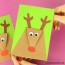 reindeer christmas card easy peasy