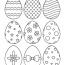 easter egg coloring pages free