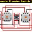 automatic changeover switch connection