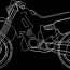 motorcycle dwg block for autocad
