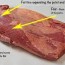 to separate a brisket point and flat