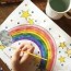 printable rainbow coloring sheet