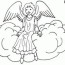 christmas angels coloring pages