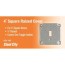 square metal electrical box cover