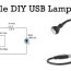 usb lamp circuit diy electronic projects