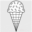 ice cream coloring pages clipart ice