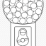 gumball machine coloring pages